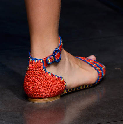Crochet shoes sandal by D&G - Dimfies