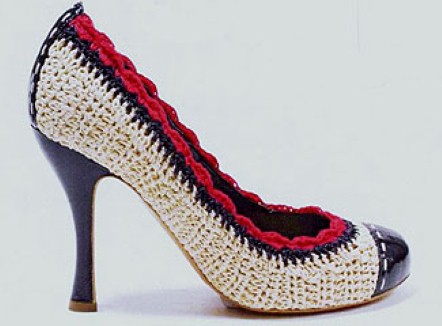 Crochet shoes by Marc Jacobs / Gehaakte schoenen - Dimfies